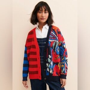 Farm Rio forest striped cardigan - size XS